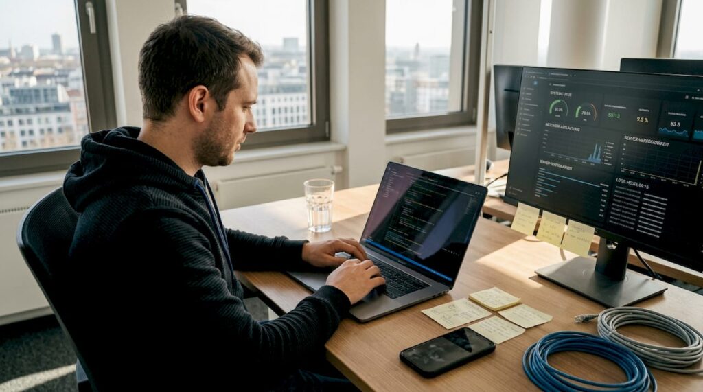 Ein IT-Teamleiter treibt die Automatisierung mithilfe von Künstlicher Intelligenz voran.